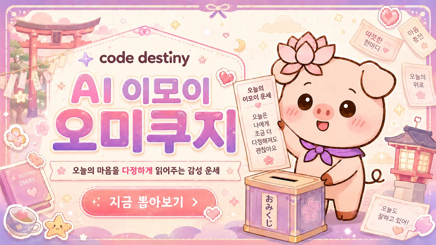AI 이모이 오미쿠지 대표 이미지